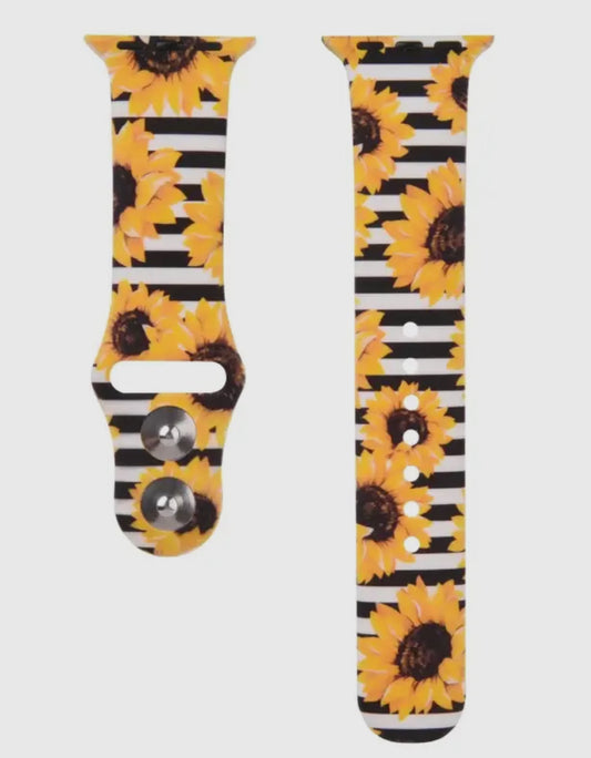 Printed Apple Watch Silicone Bands