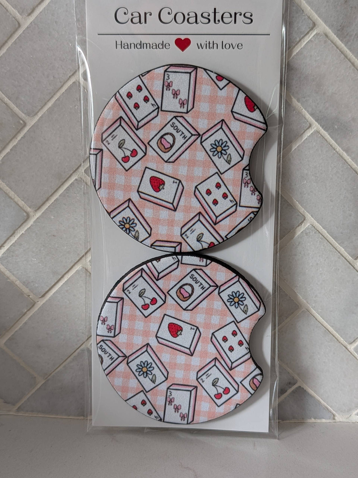Mahjong Car Coasters