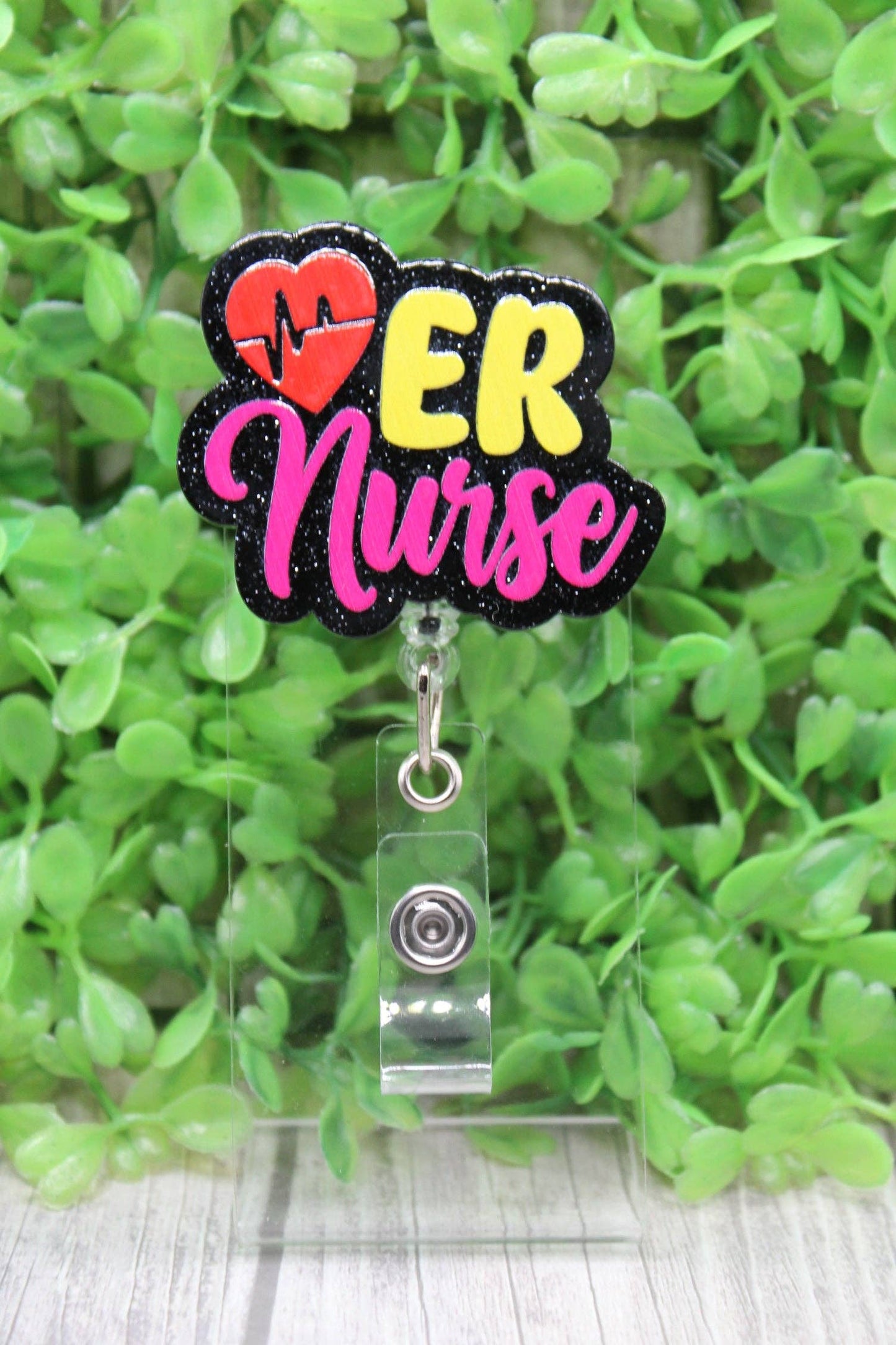 ER Nurse Badge/ID Holder Reel