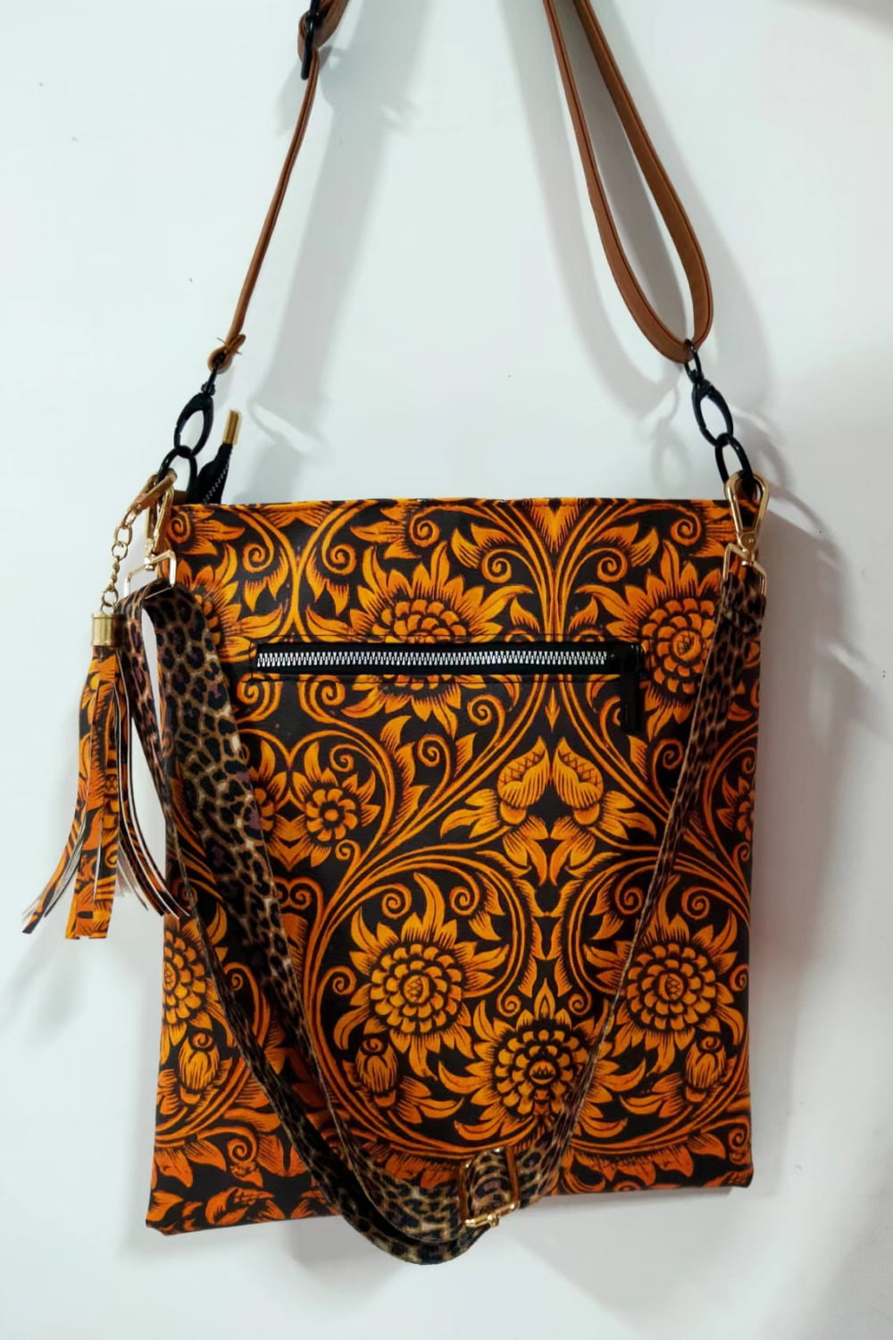 Adored PU Leather Shoulder Bag with Tassel