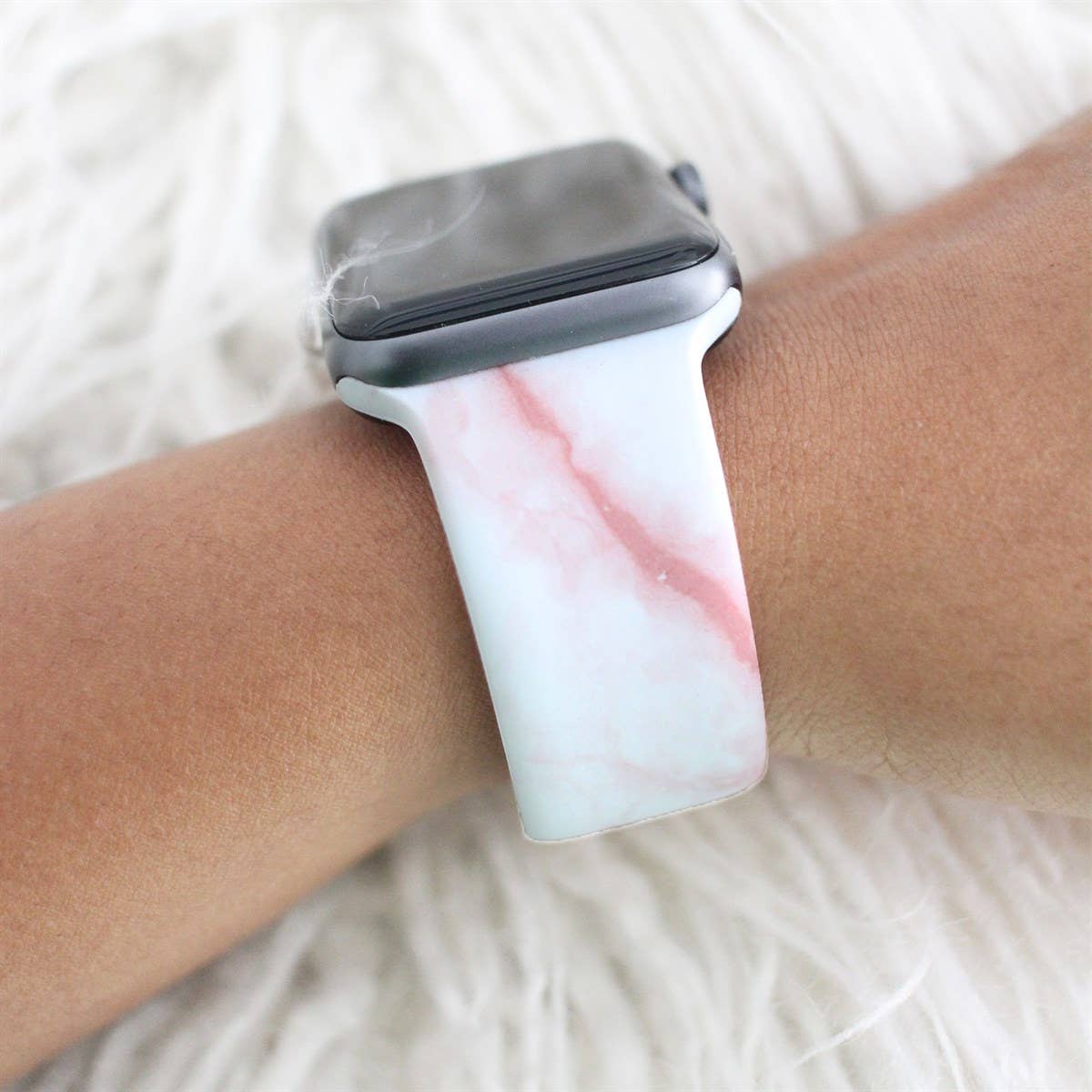 Marble Silicone Bands for Apple Watch