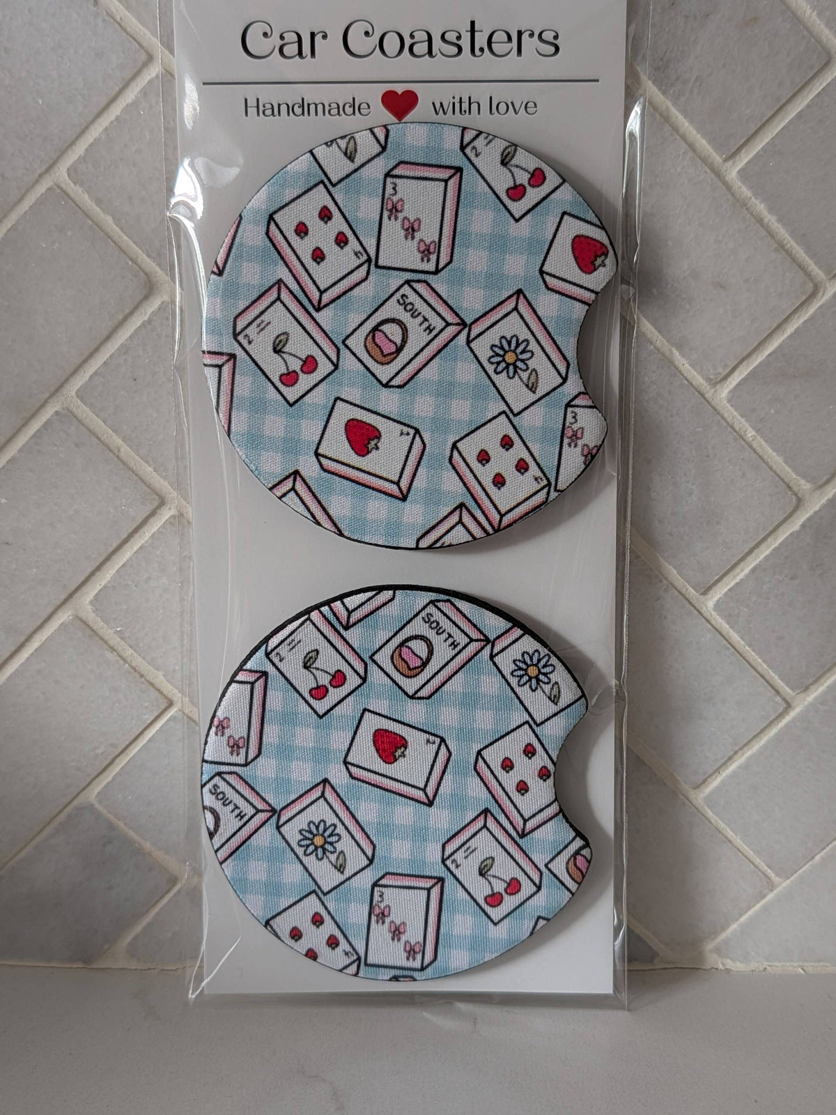 Mahjong Car Coasters