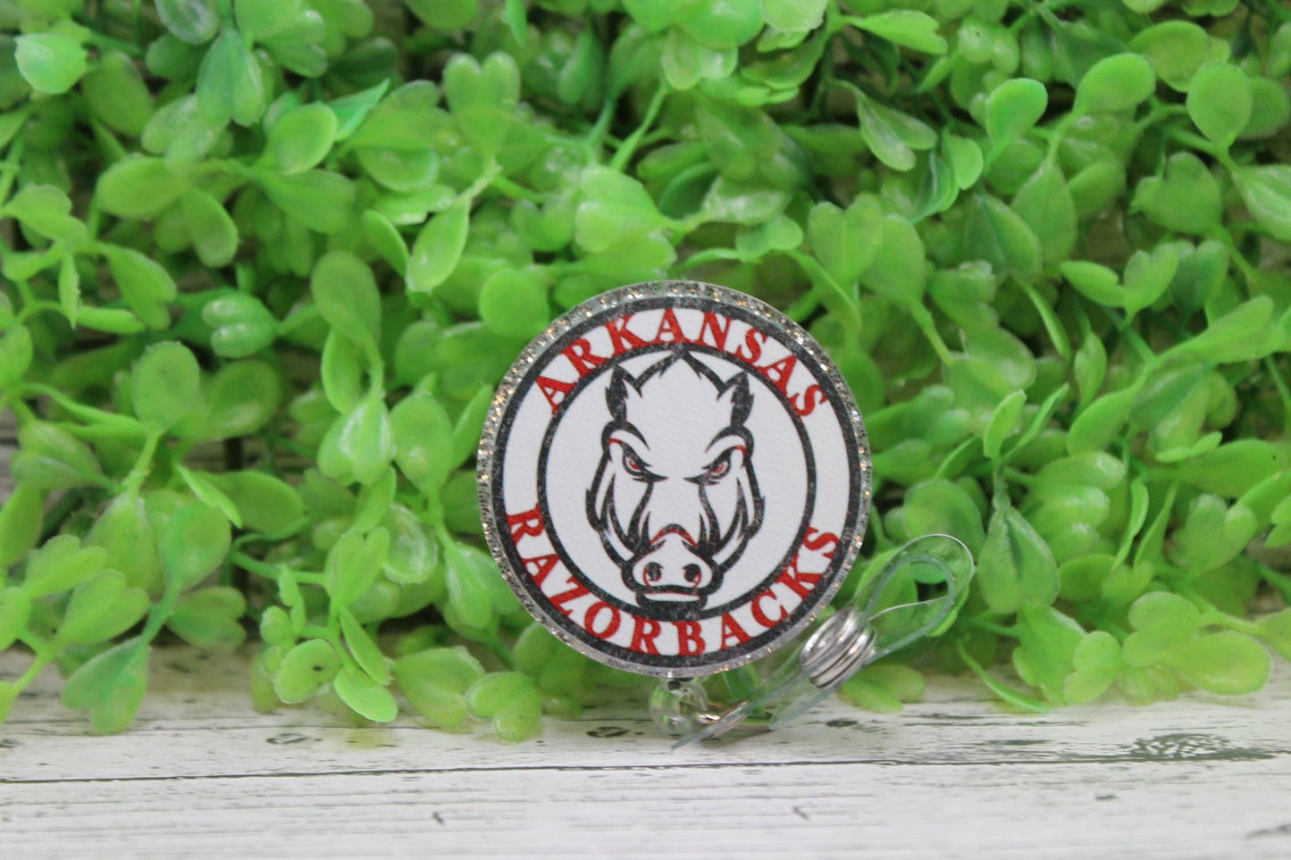 Arkansas Razorbacks Circle Badge Reel