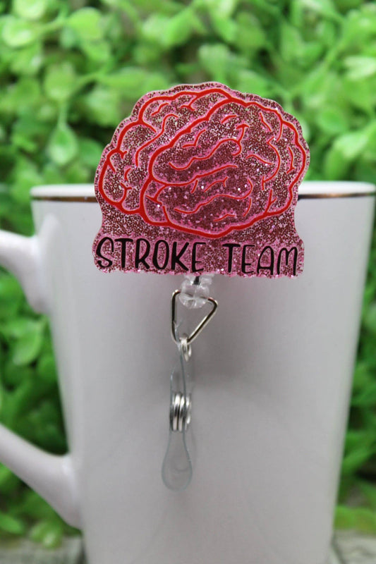 Stroke Team Badge/ID Holder Reel