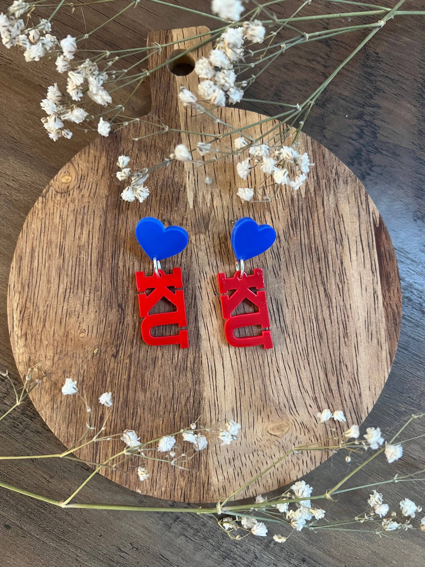 KU Earrings, Kansas University Earrings, Game Day Team