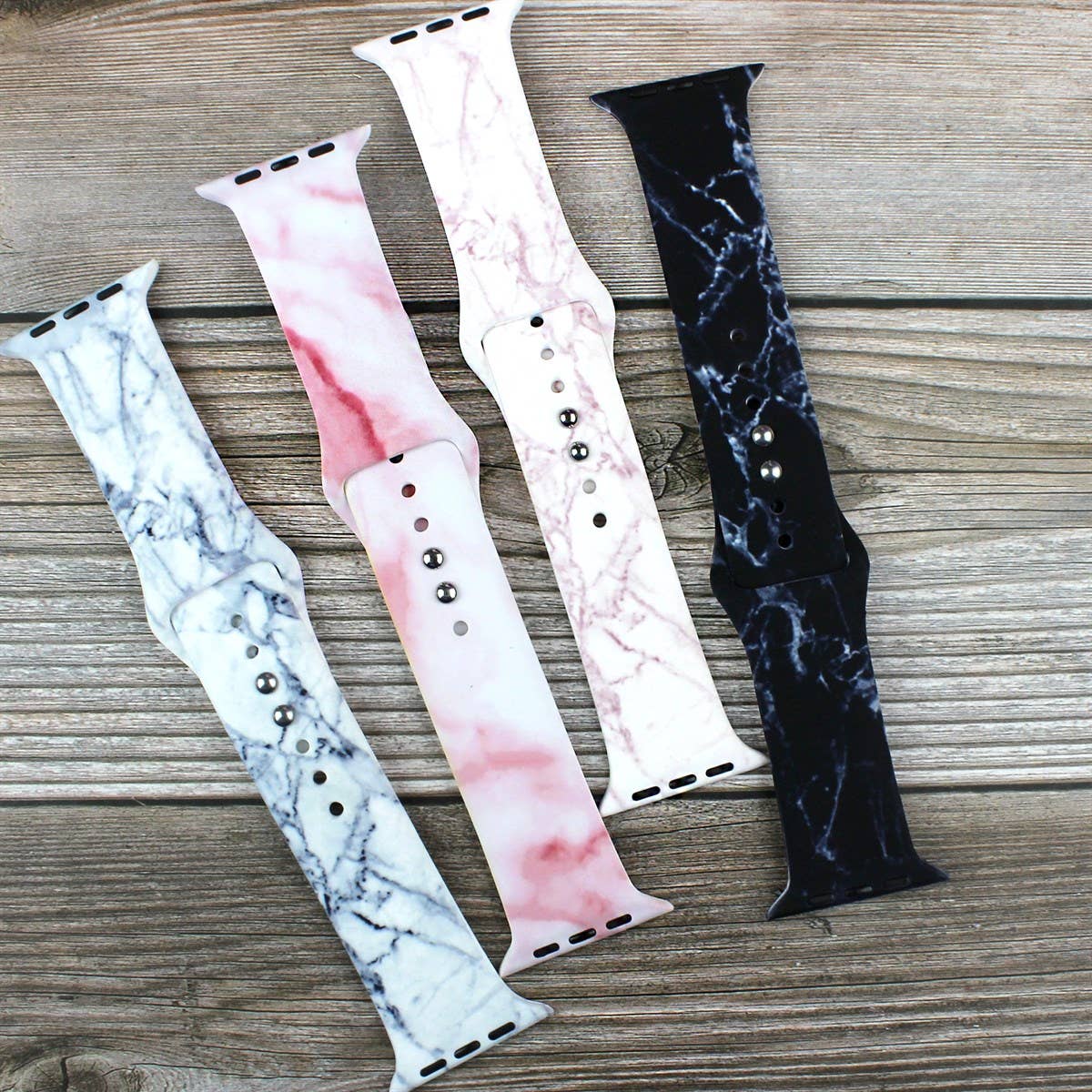 Marble Silicone Bands for Apple Watch