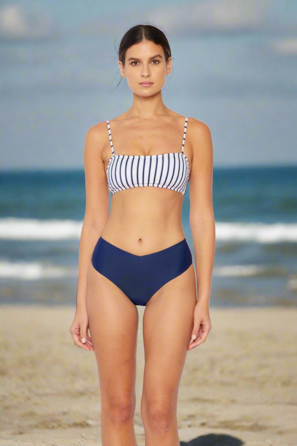 Marina West Swim Striped Bikini Set