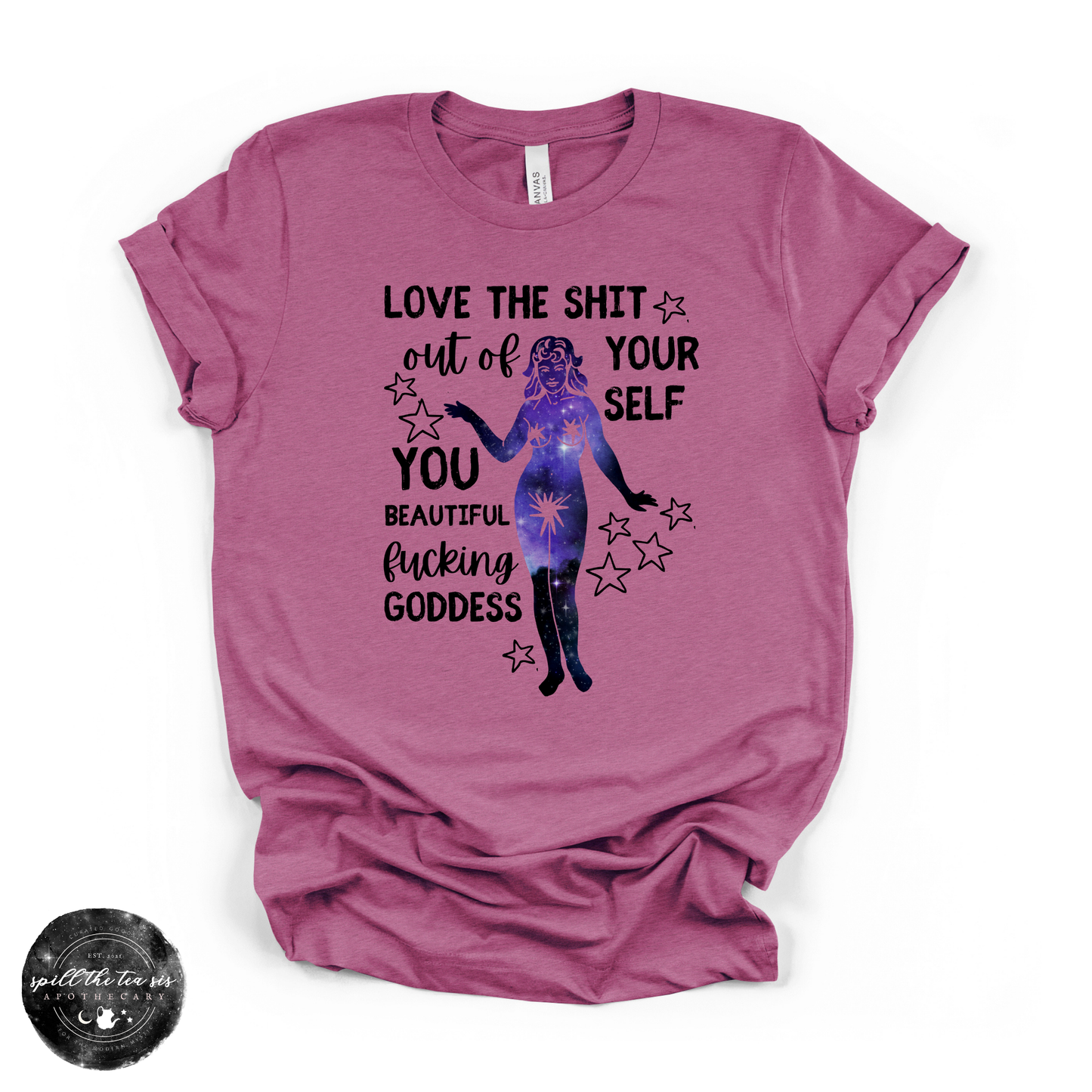 Beautiful F*cking Goddess Tee | Empowerment Graphic T-Shirt
