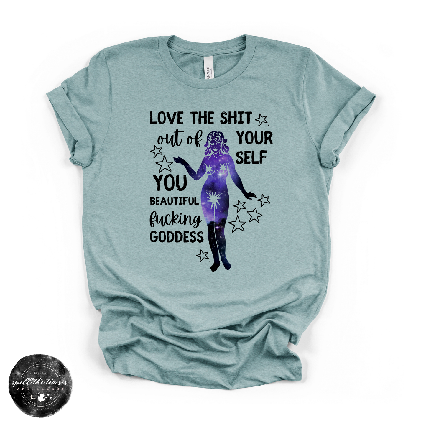 Beautiful F*cking Goddess Tee | Empowerment Graphic T-Shirt