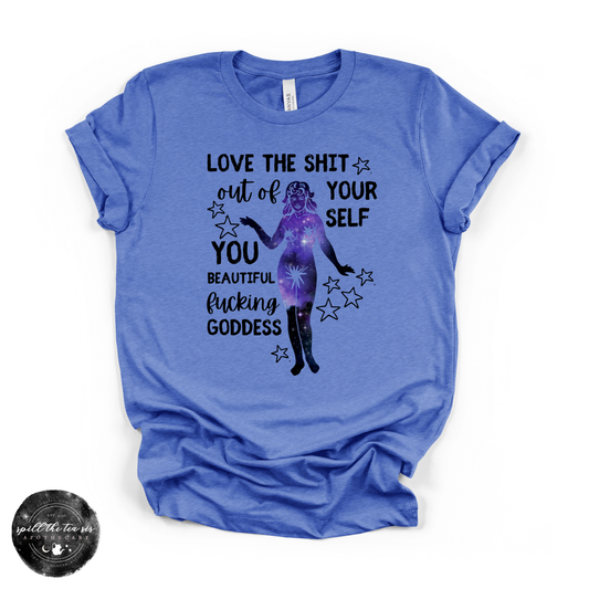 Beautiful F*cking Goddess Tee | Empowerment Graphic T-Shirt