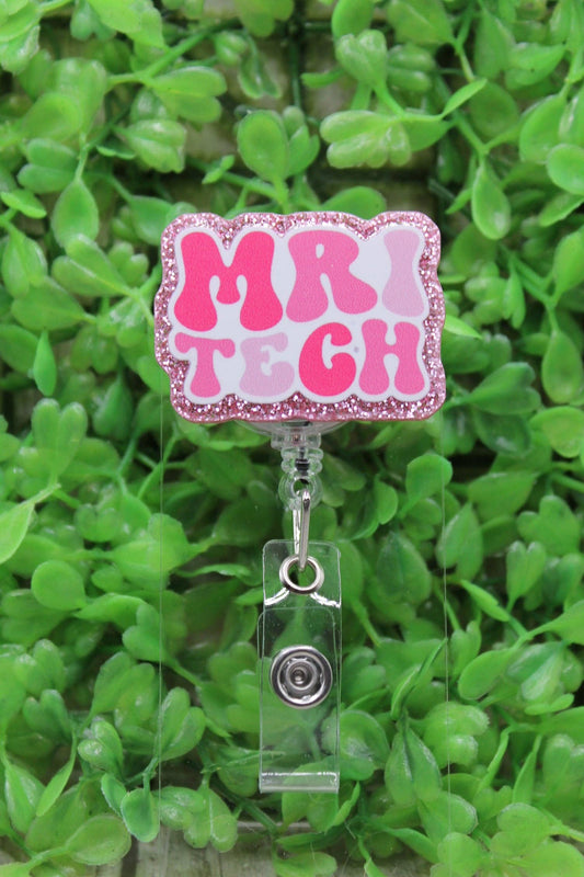 MRI TECH Badge/ID Holder Reel