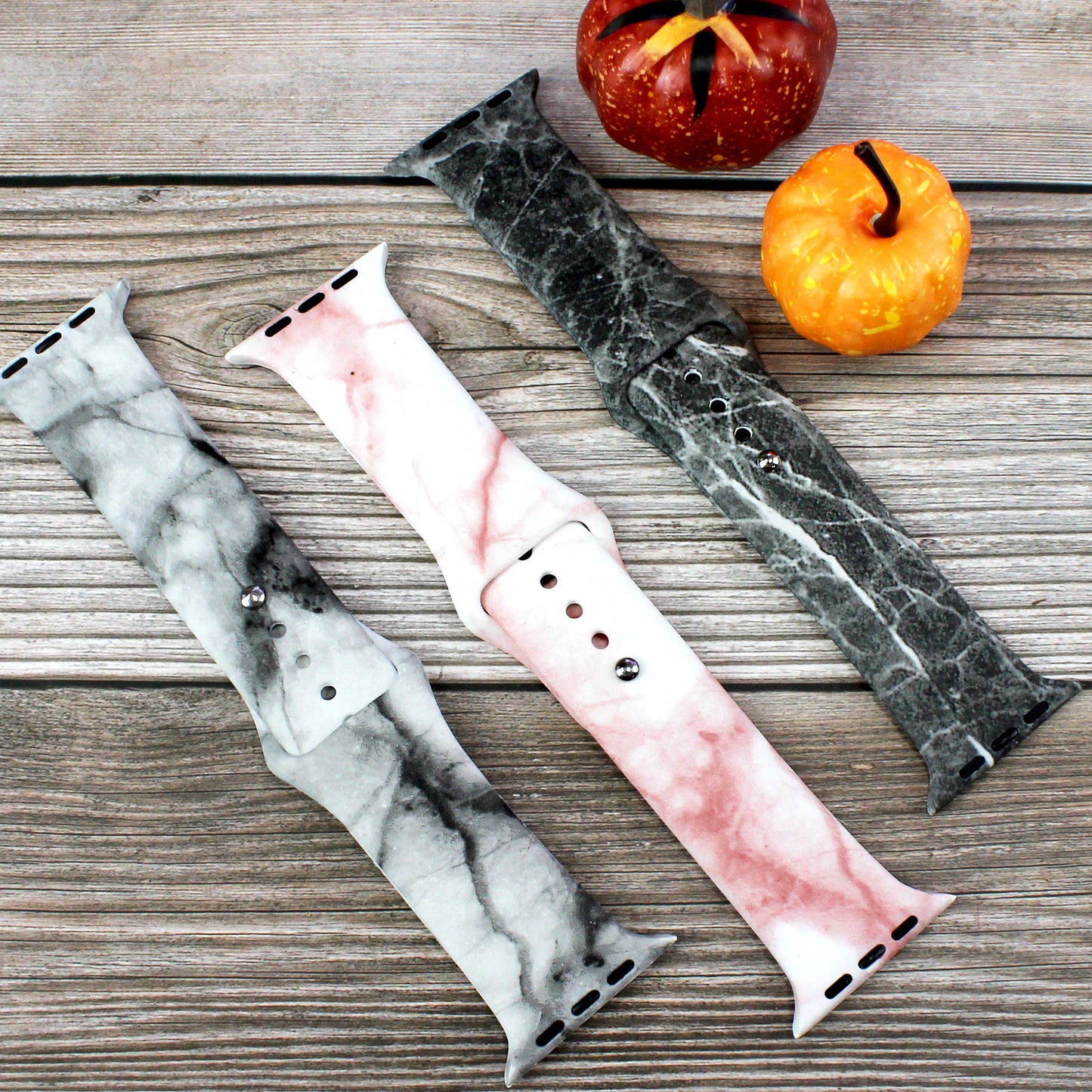 Marble Silicone Bands for Apple Watch