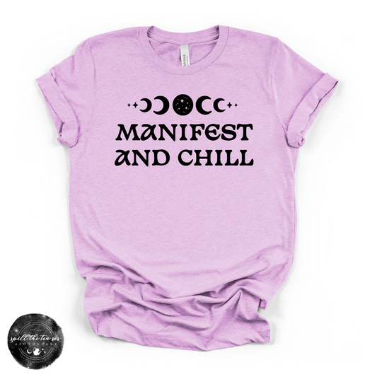 Manifest and Chill Tee | Witchy Graphic T-Shirt