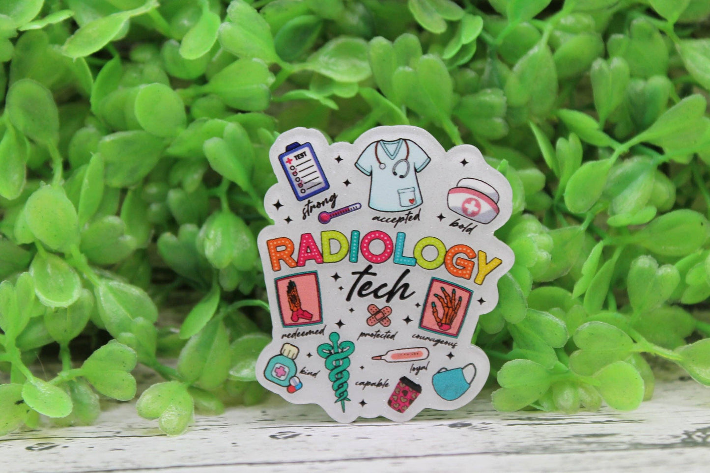 Radiology Tech Collage Badge Reel