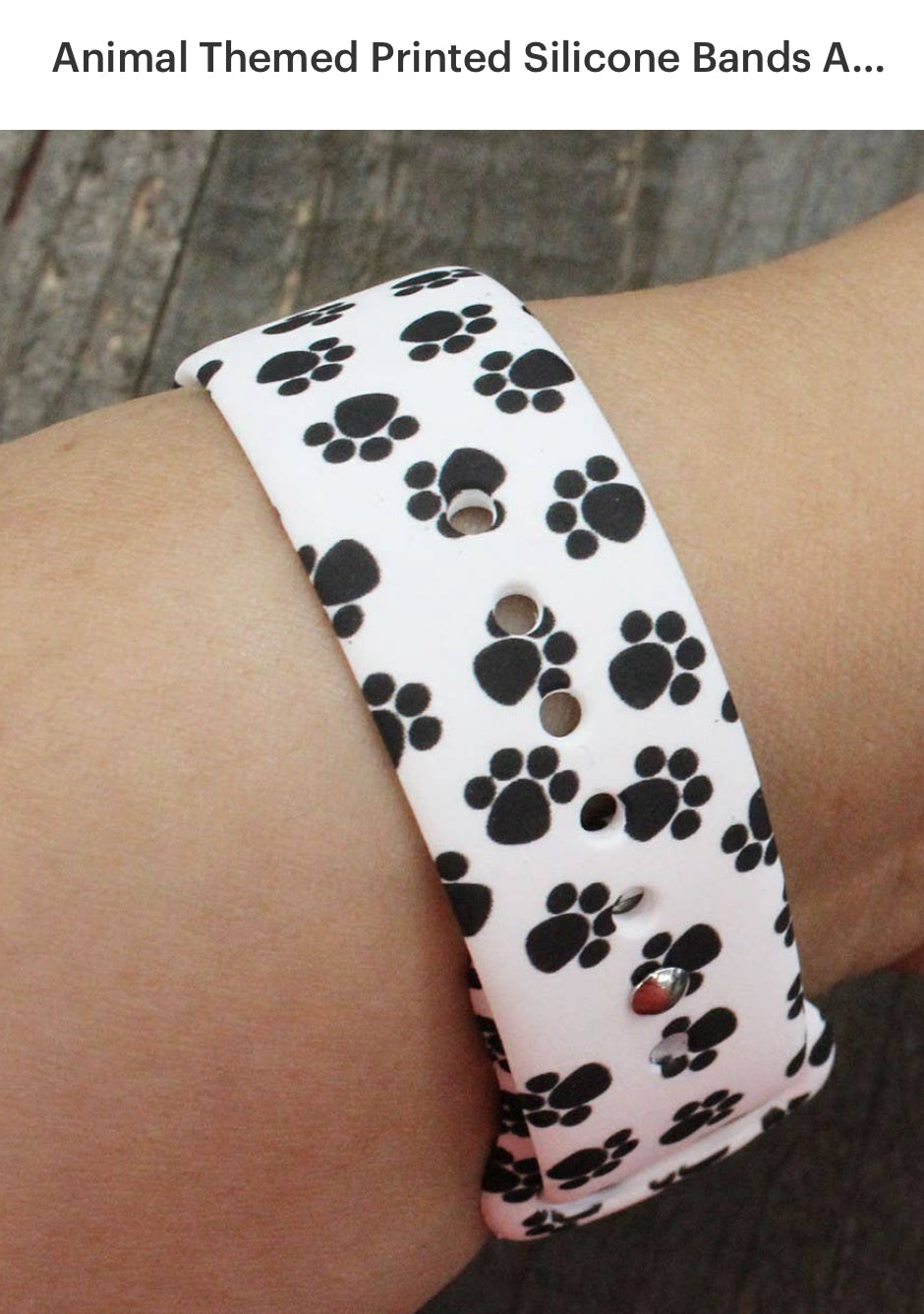 Printed Apple Watch Silicone Bands