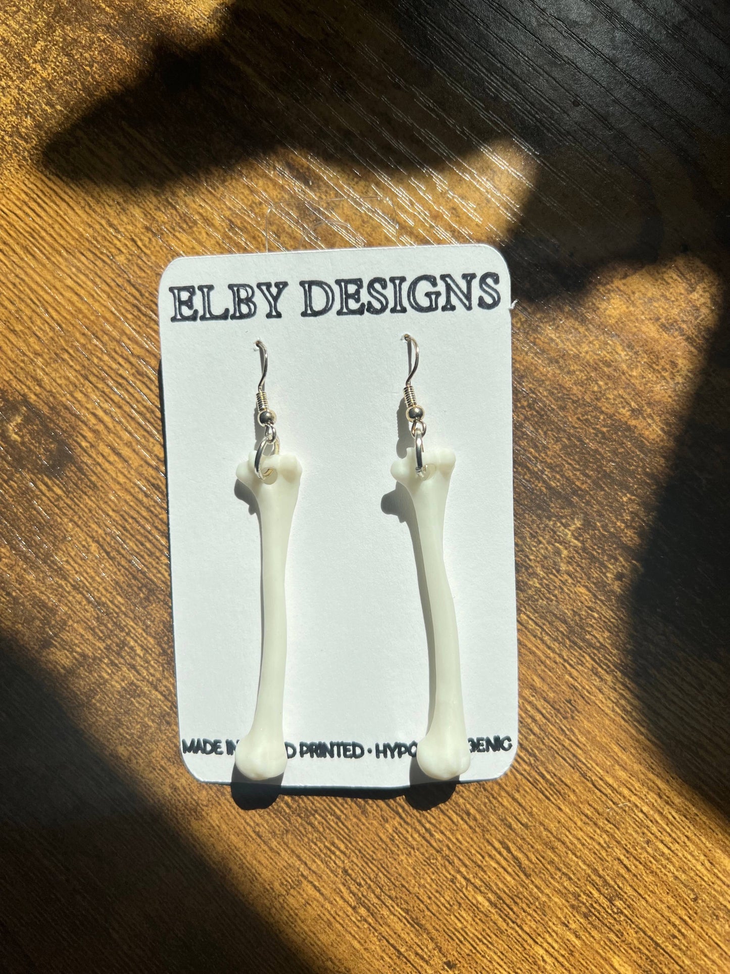 Bone Earrings, Human Anatomy Earrings