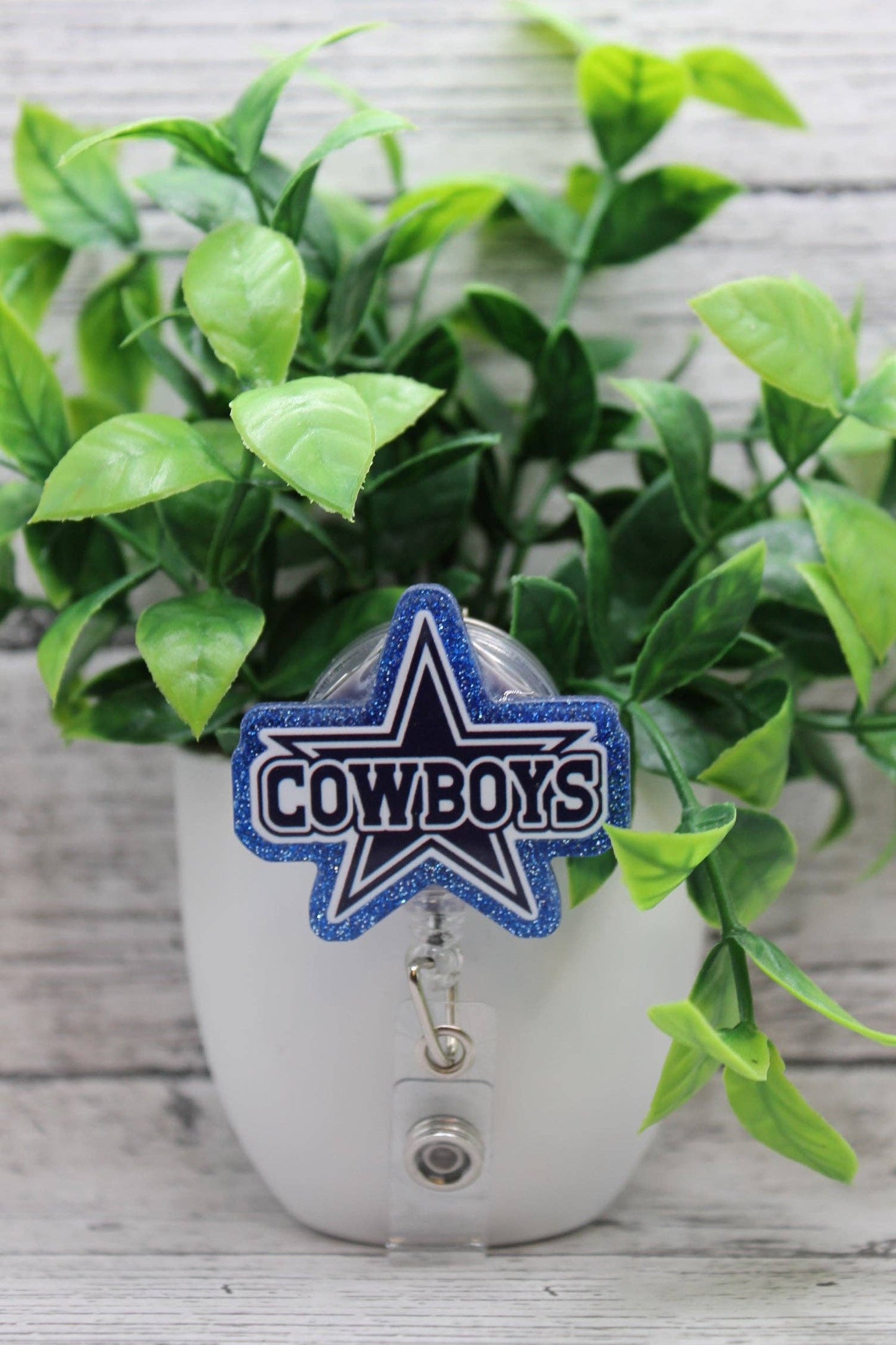 Dallas Cowboys Glitter Badge Reel