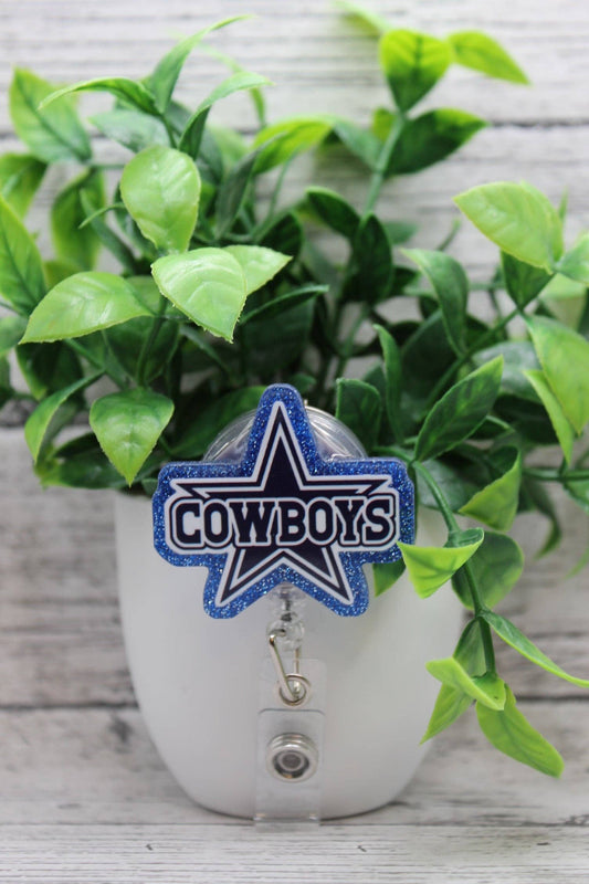 Dallas Cowboys Glitter Badge Reel