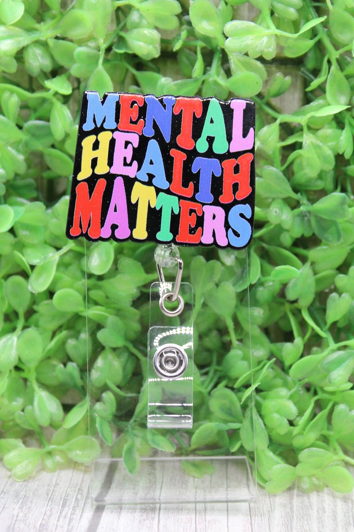 Mental Health Matters Bold Badge/ID Holder Reel