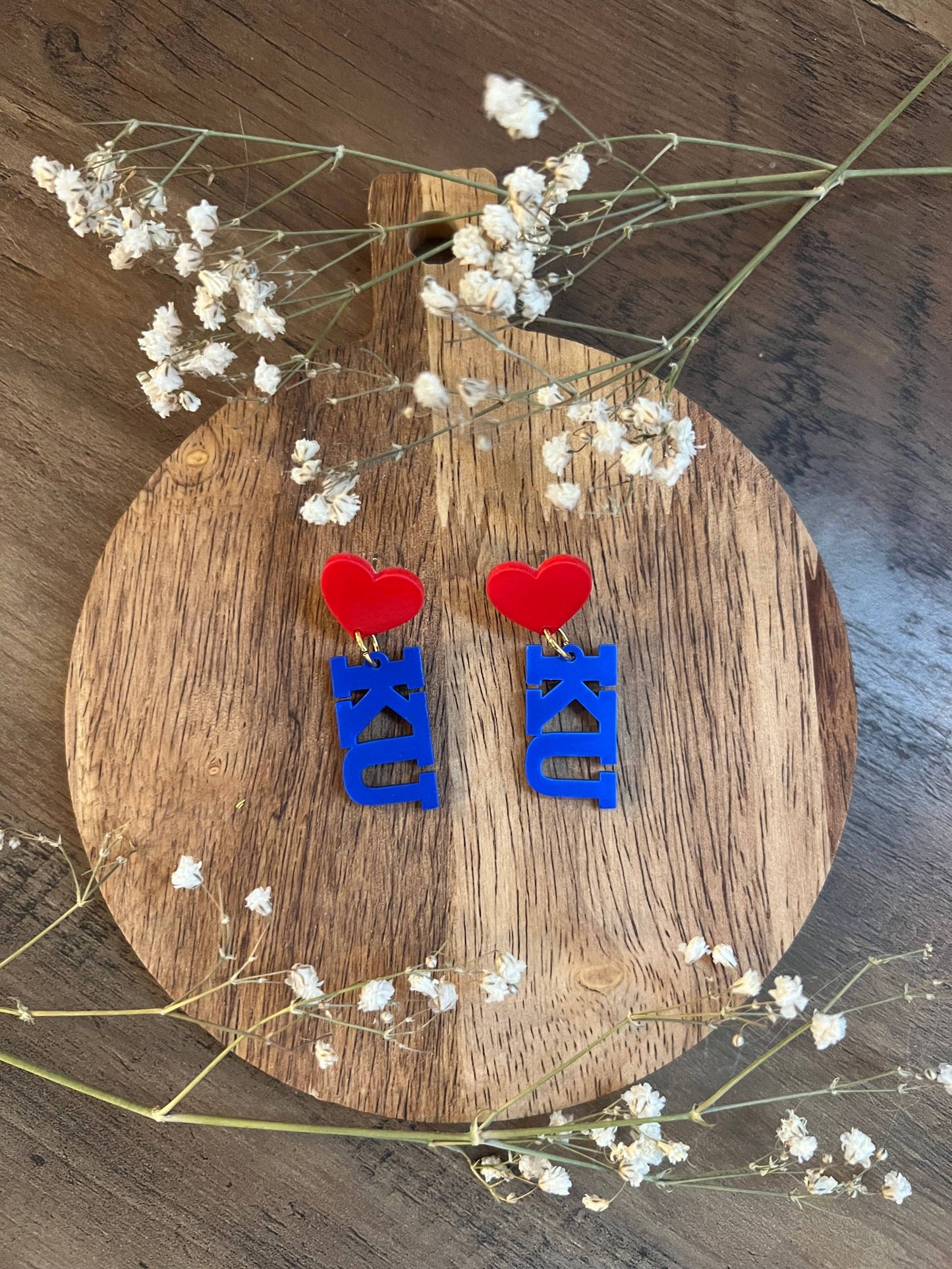 KU Earrings, Kansas University Earrings, Game Day Team