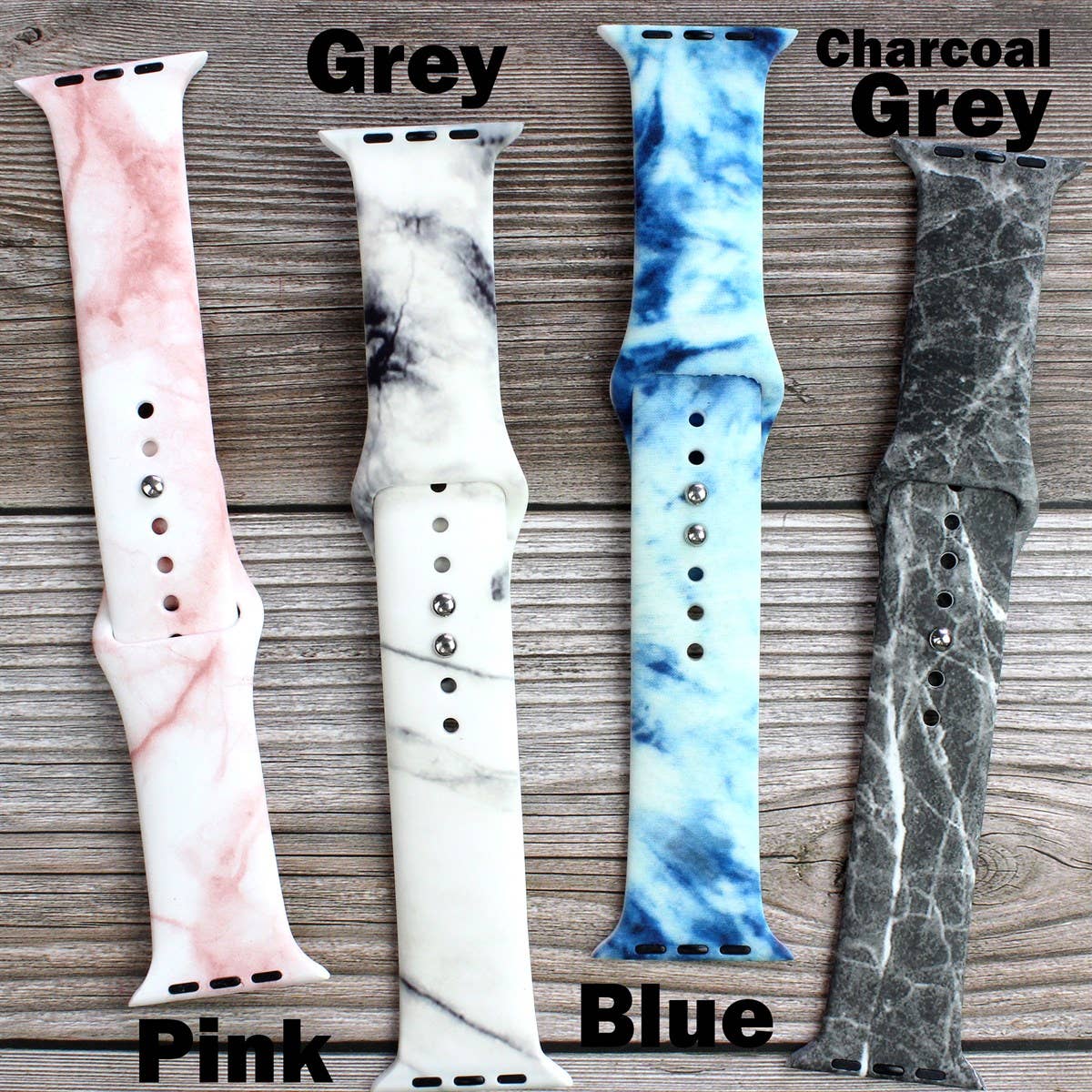 Marble Silicone Bands for Apple Watch