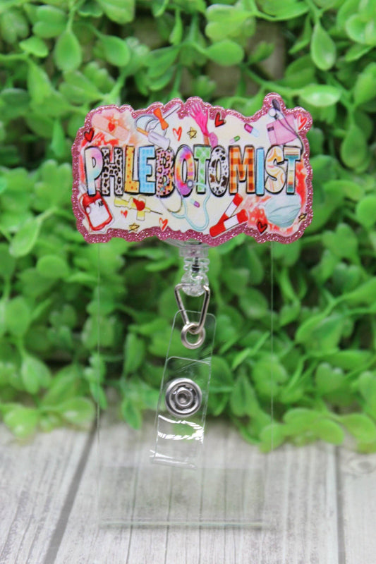 Phlebotomist Badge/ID Holder Reel