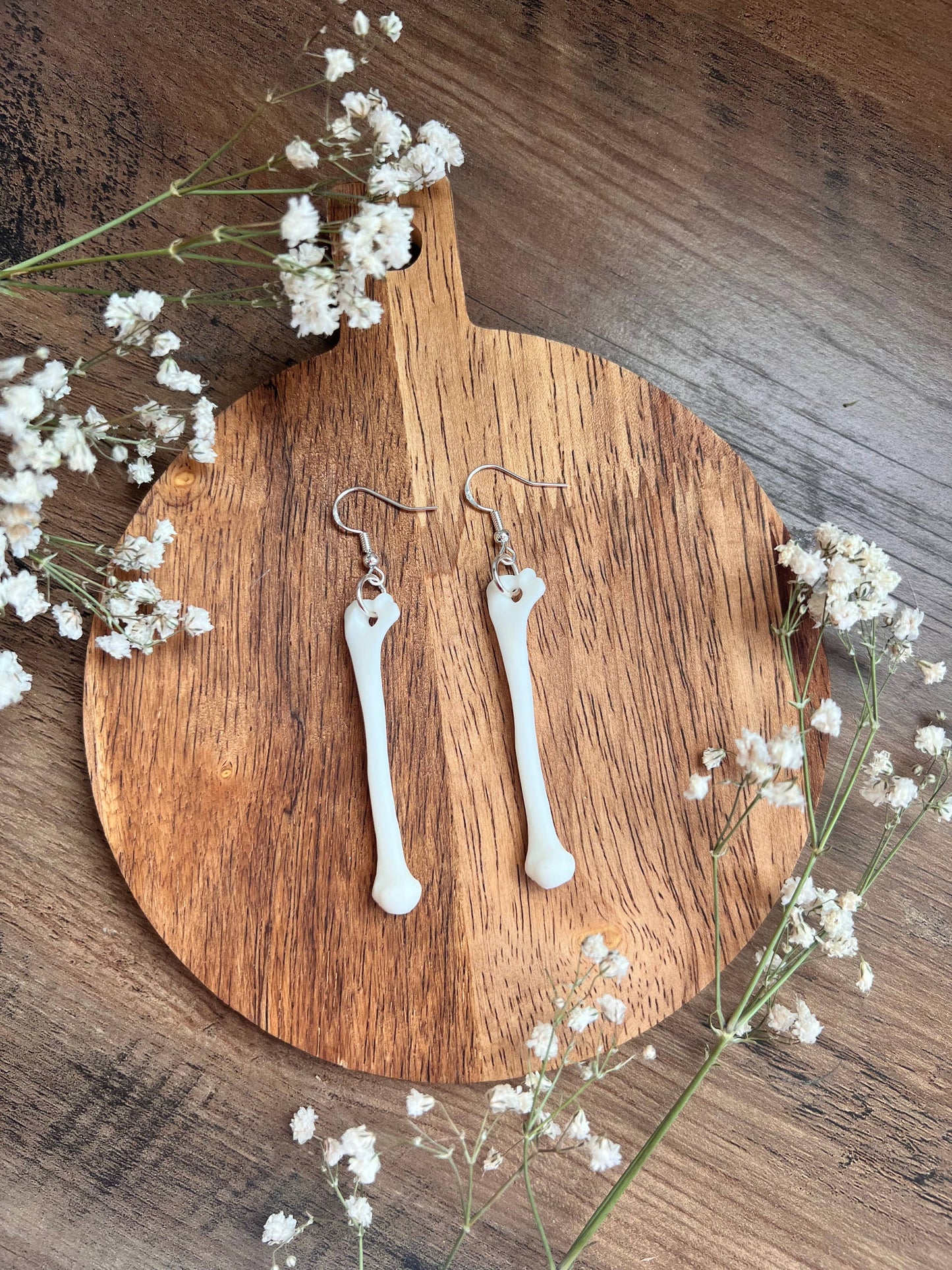 Bone Earrings, Human Anatomy Earrings