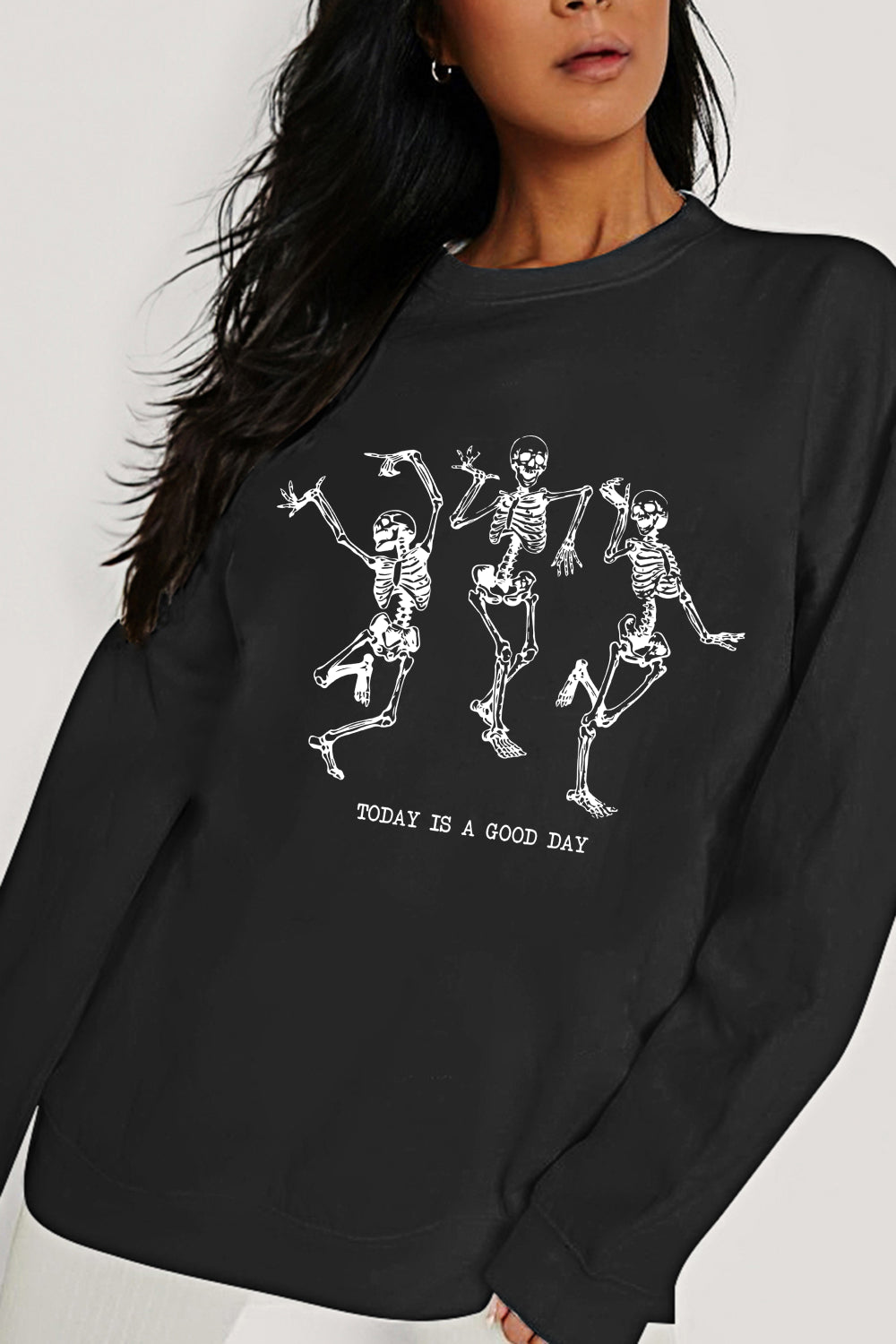 Simply Love Full Size TODAY IS A GOOD DAY Graphic Sweatshirt