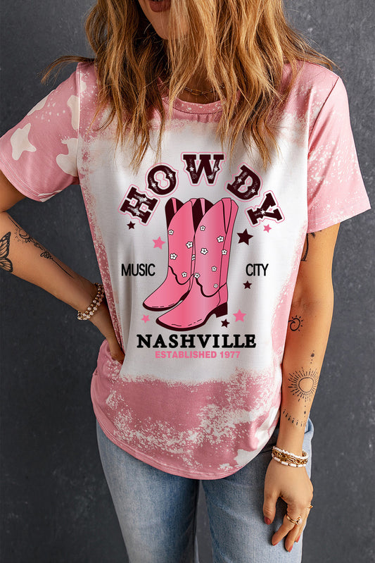 Cowboy Boots Graphic Short Sleeve Tee