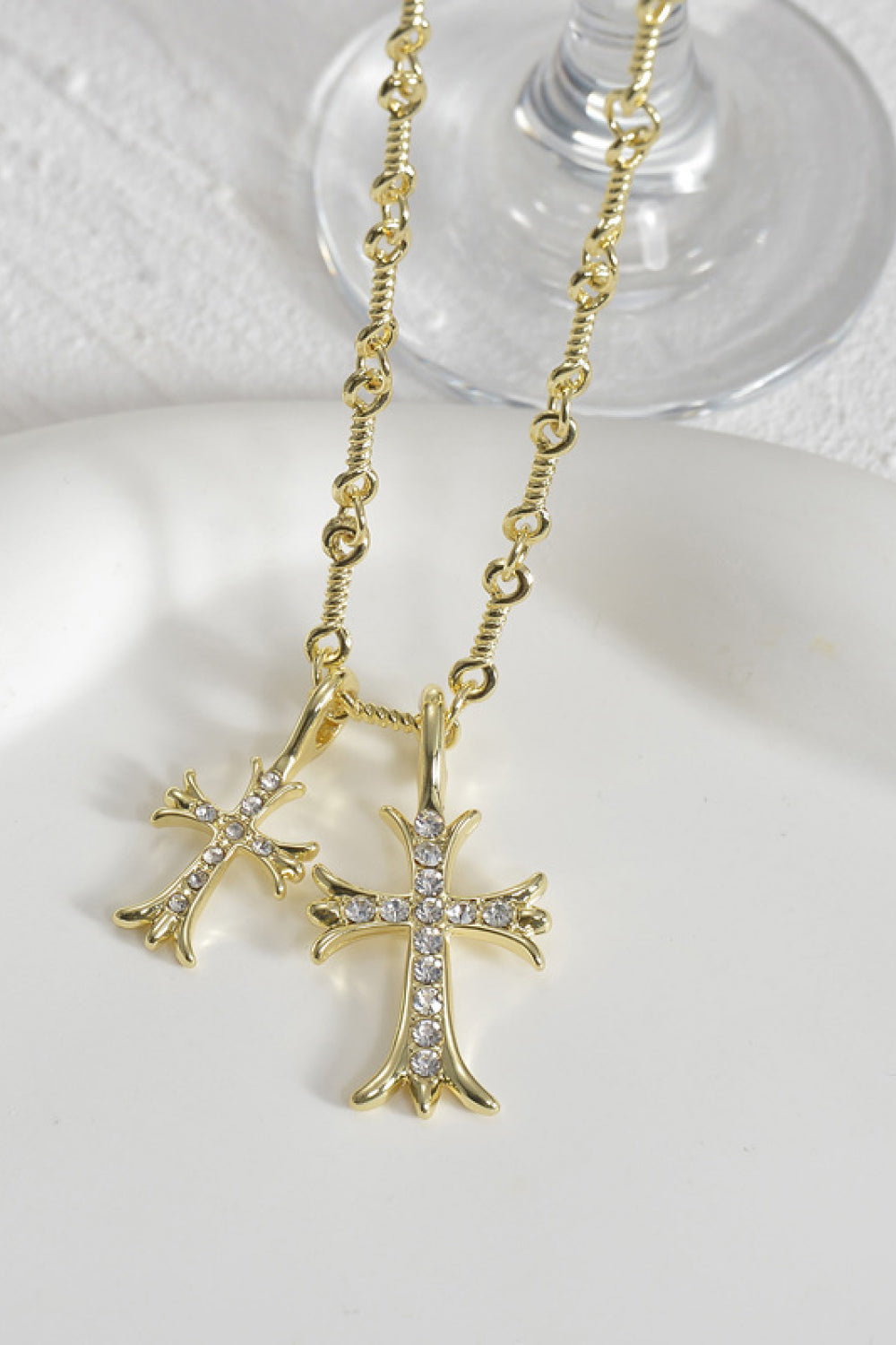Cross Pendant Stainless Steel Necklace